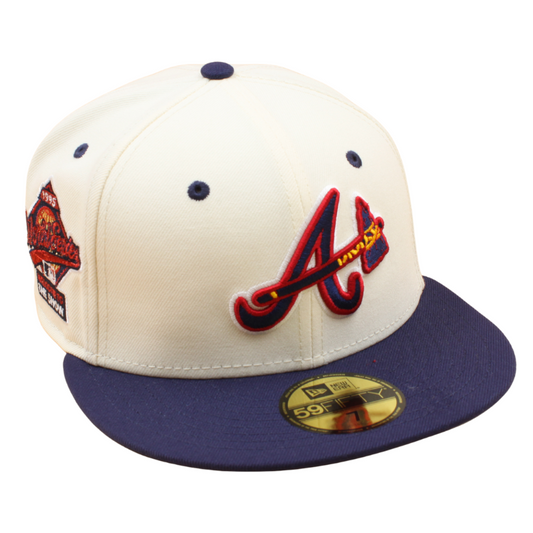 New Era - 59FIFTY - Atlanta Braves - World Series 1995 - Chrome/Navy/Red - Headz Up