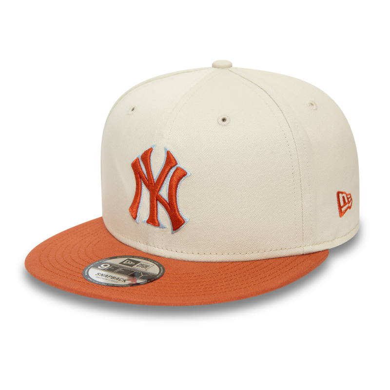 New Era - New York Yankees - 9Fifty Snapback MLB Patch - Light Beige - Headz Up 
