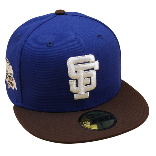 New Era - 59FIFTY - San Francisco Giants - WS 1989 - Royal Blue/Burnt Wood - Headz Up