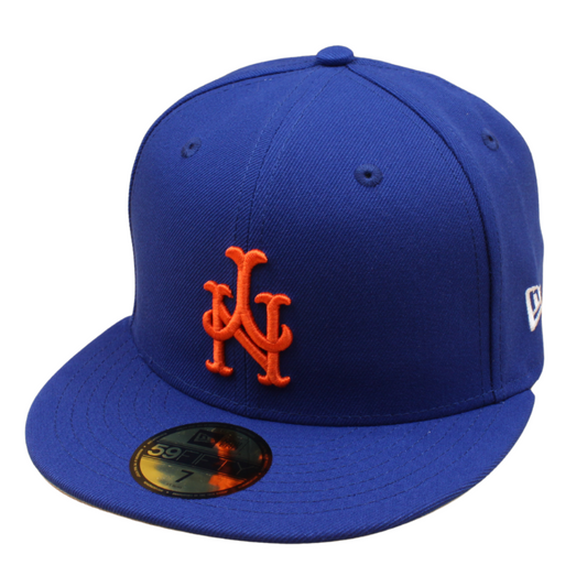 New Era - 59FIFTY Fitted Cap - New York Mets - UPSIDE DOWN LOGO - Blue/Grey UV - Headz Up