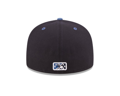 New Era - 59fifty Fitted - MiLB - AC Perf - Asheville Tourists - Navy - Headz Up 