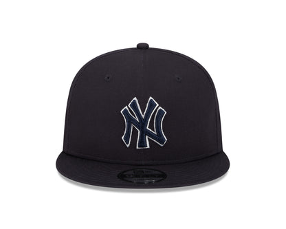 New Era - New York Yankees - Side Patch Script -  9Fifty Snapback - Navy - Headz Up 