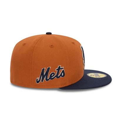 New Era - New York Mets BOUCLE 59FIFTY Fitted Cap - Light Brown - Headz Up 
