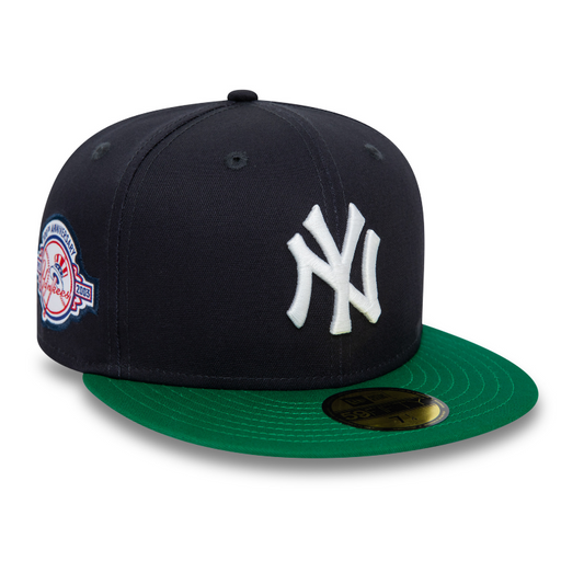 New Era - 59Fifty Fitted Cap New York Yankees TEAM COLOR - Navy/Green - Headz Up