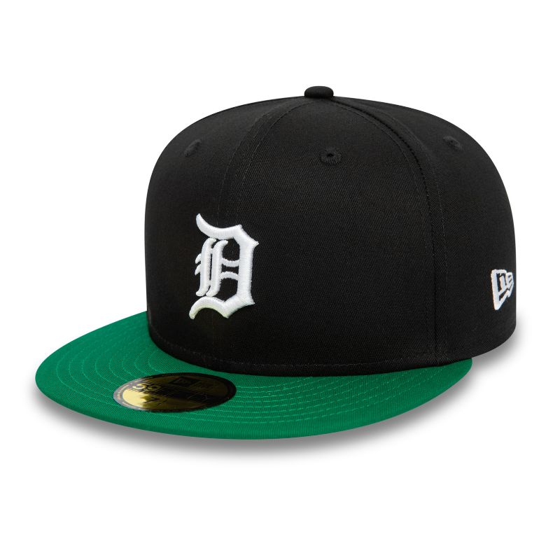 New Era - 59Fifty Fitted Cap Detroit Tigers TEAM COLOR - Black/Green - Headz Up 