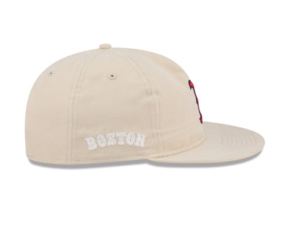 New Era - 9Fifty Retro Crown - Brushed Nylon - Boston Red Sox - Stone - Headz Up 