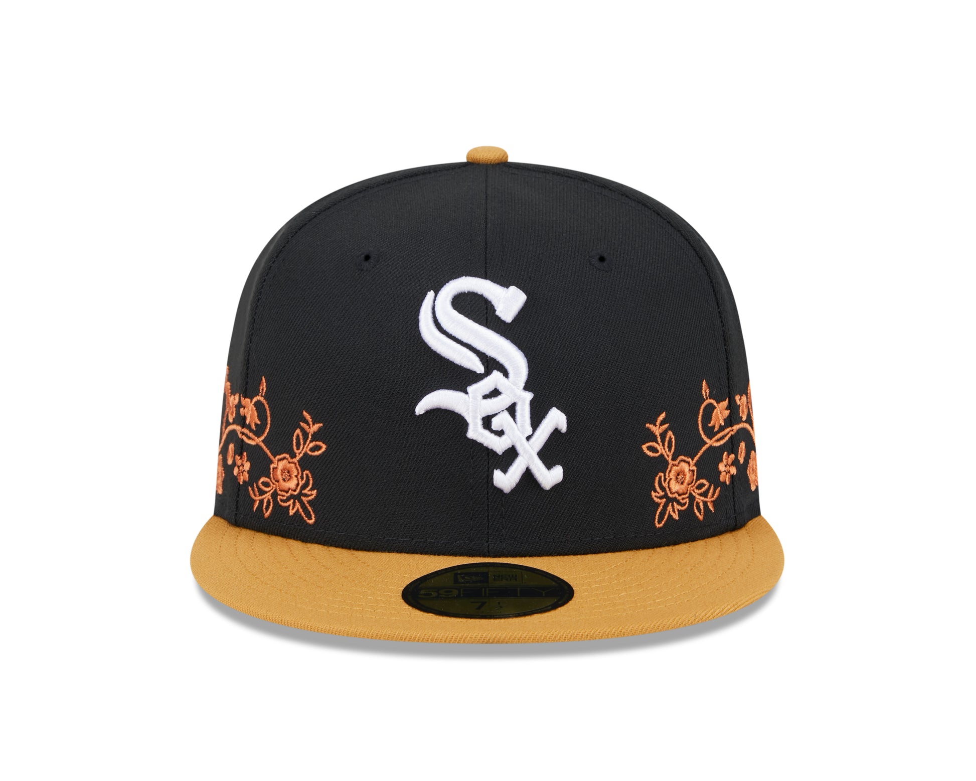 New Era - 59Fifty Fitted - FLORAL VINE - Chicago White Sox - Black - Headz Up 