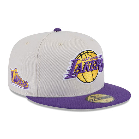 New Era - 59FIFTY - NBA ALL STAR GAME - Los Angeles Lakers - Stone/Purple - Headz Up
