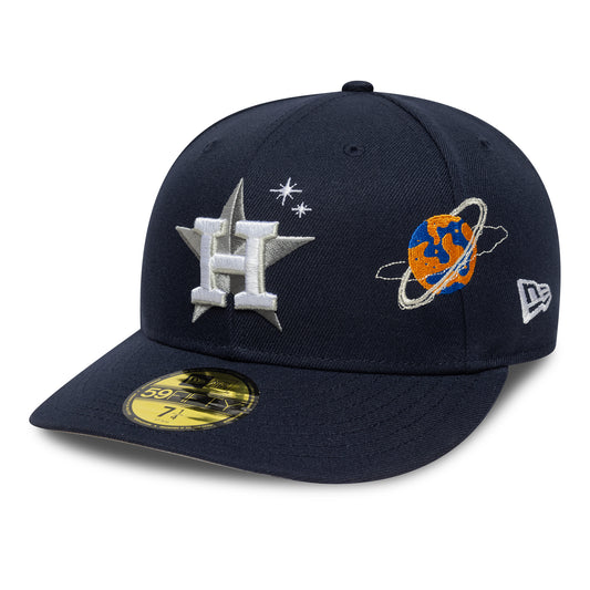 New Era - 59FIFTY PC Fitted Cap - PLANET ICON - Houston Astros - Navy