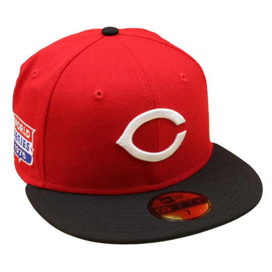 New Era - 59FIFTY - Cincinnati Reds - World Series 1975 - Red/Black Green/UV - Headz Up