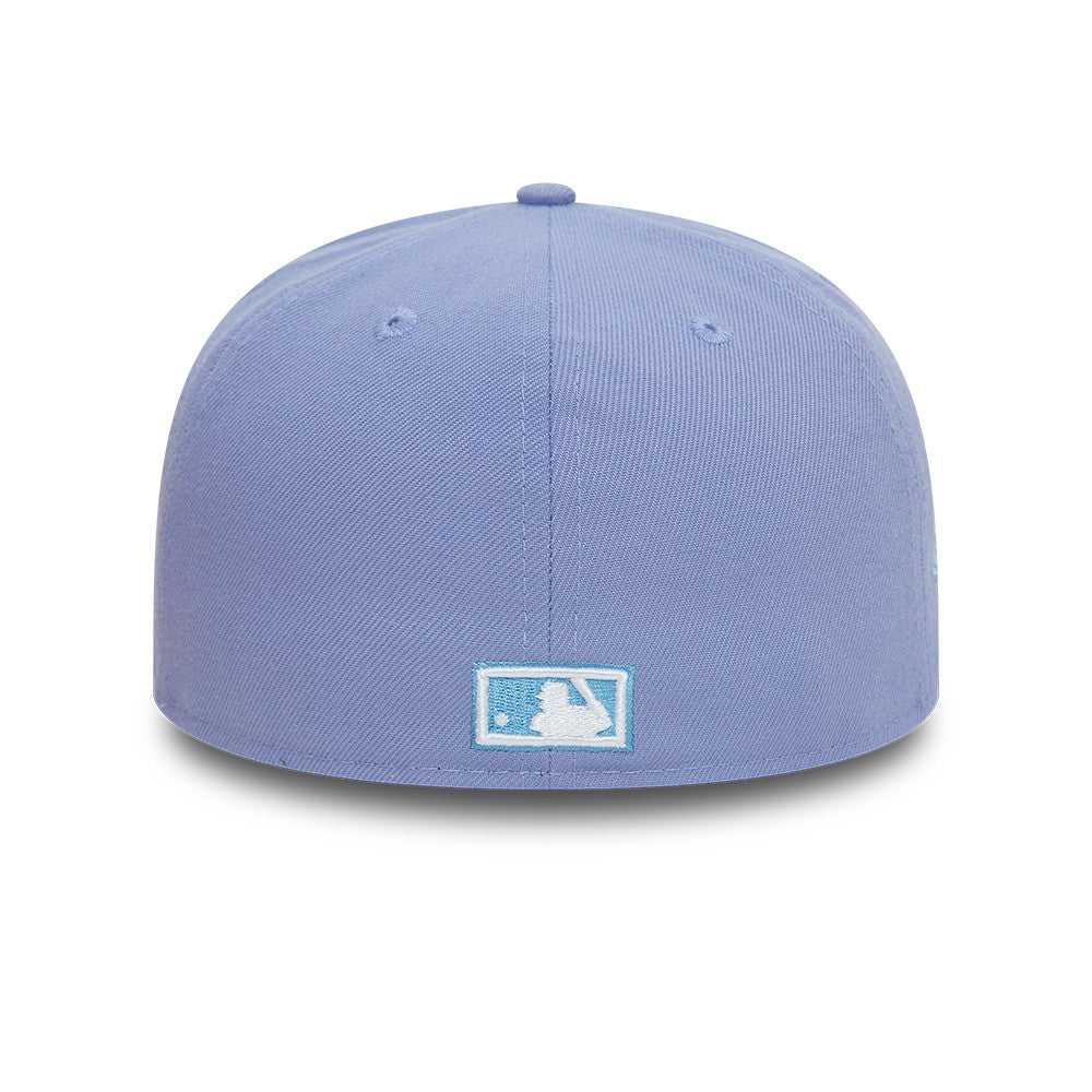Los Angeles Dodgers Cooperstown 59Fifty Fitted 100th Anniversary - Lavender/Sky - Headz Up 