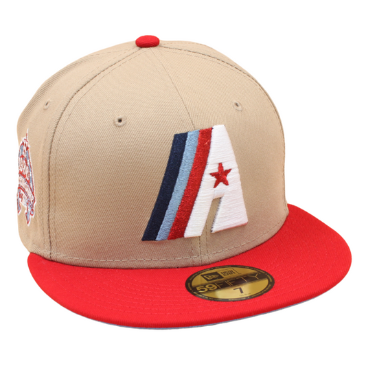 New Era - Houston Astros Cooperstown 59Fifty Fitted  All Star Game 1986 - Camel/Scarlet - Headz Up