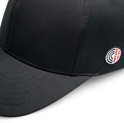 City Caps - Black Satin Baseball Cap - Headz Up 