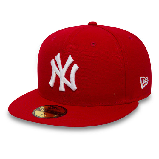 New York Yankees 59Fifty Fitted Cap - Scarlet/White - Headz Up