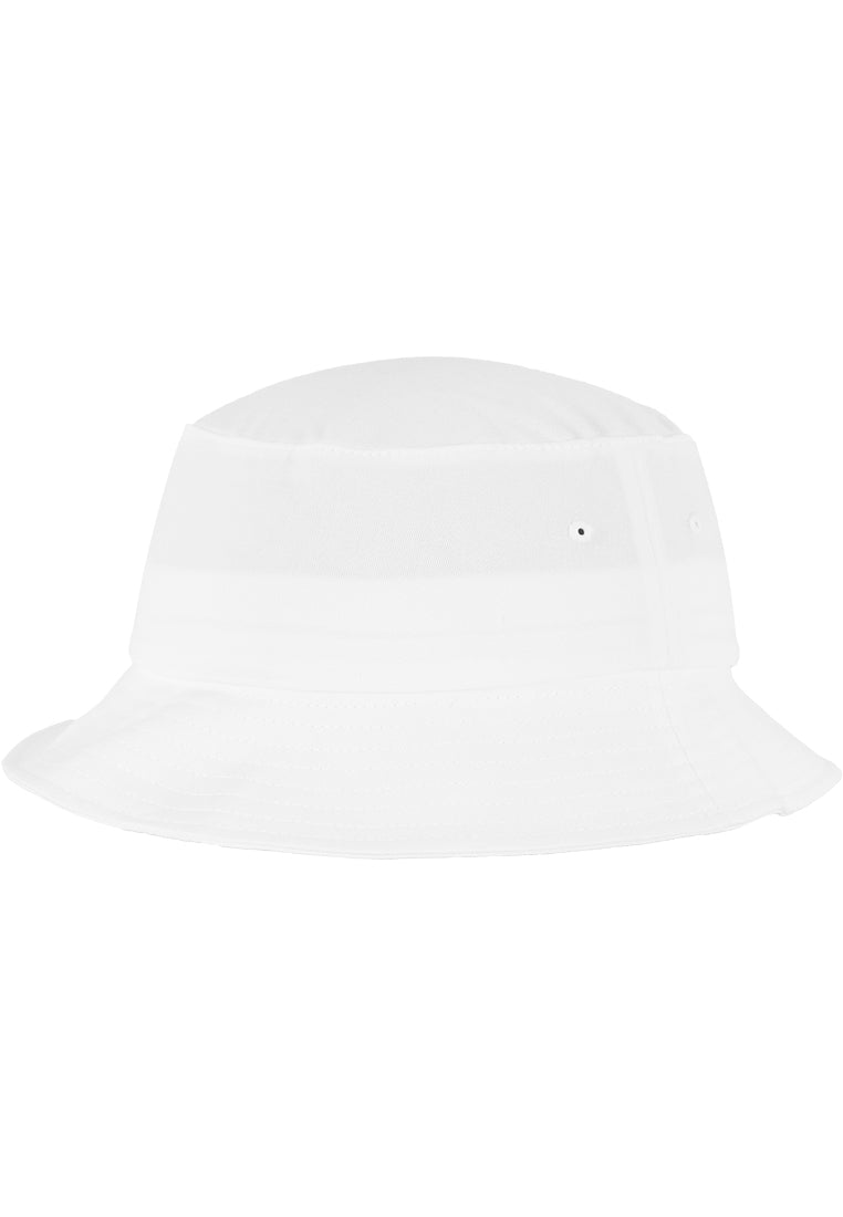 Flexfit Cotton Twill Bucket Hat - White - Headz Up 