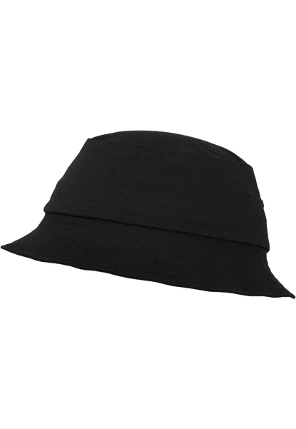 Flexfit Cotton Twill Bucket Hat - Black - Headz Up 