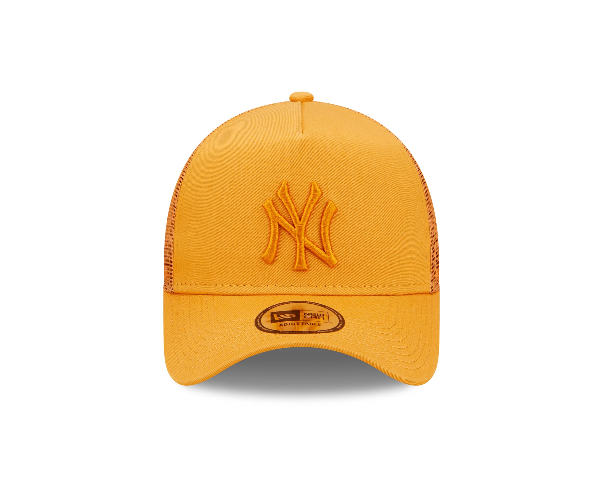 Tonal Mesh Trucker Cap New York Yankees - Orange - Headz Up 