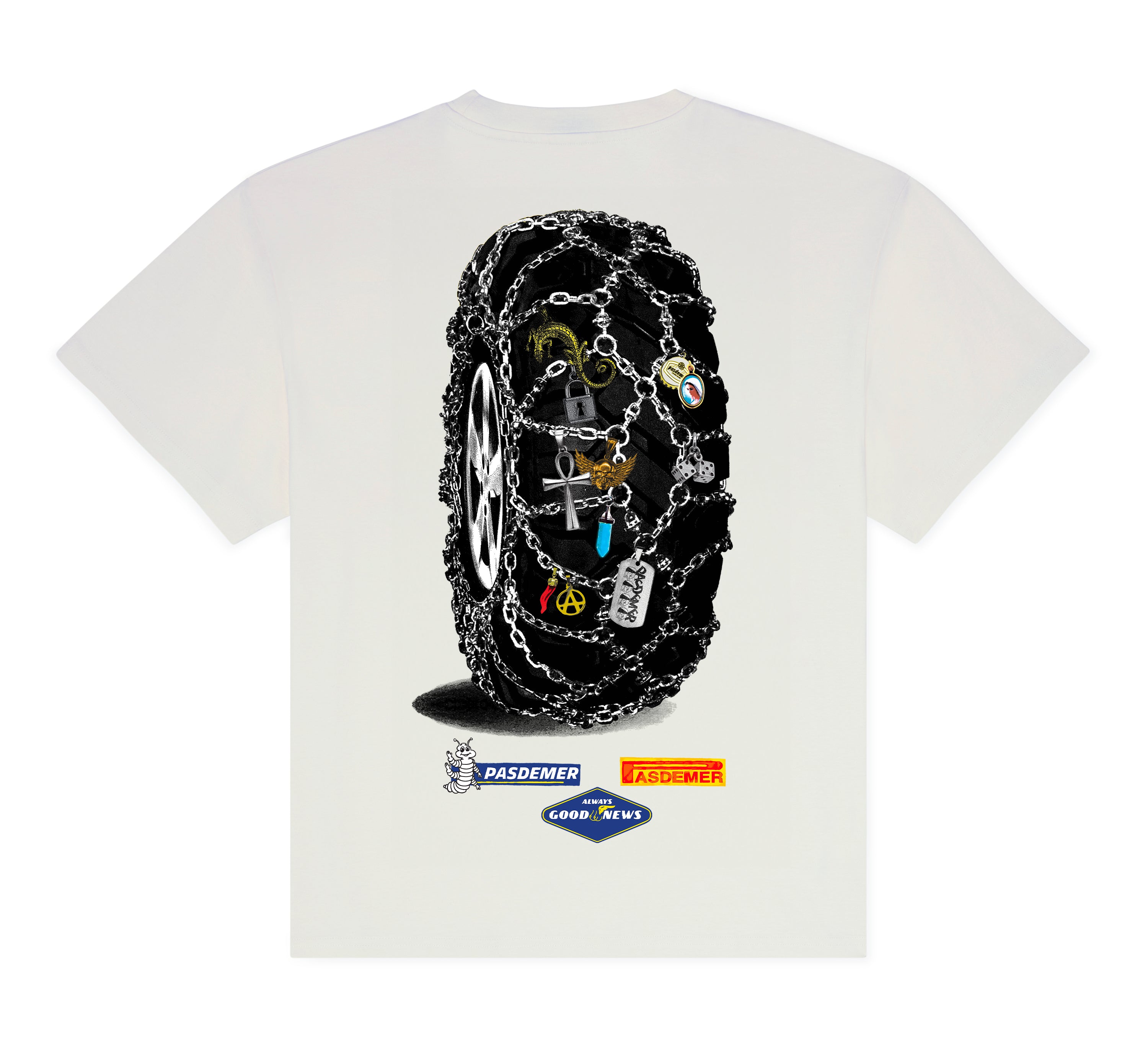 PAS DE MER - Good News T-Shirt - White - Headz Up 