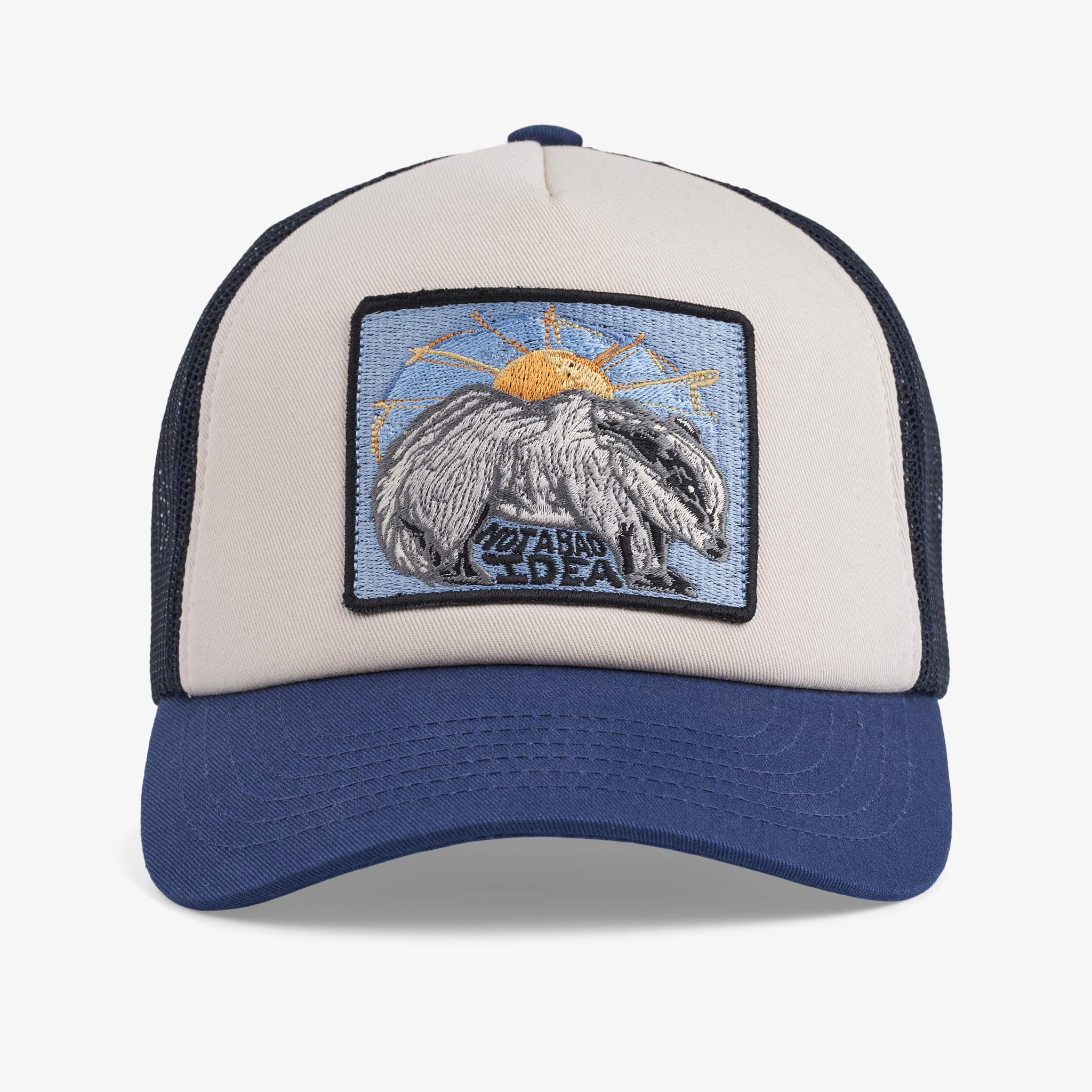 Upfront Nordic Headwear - BADGER Trucker Cap - Patriot Blue - Headz Up 