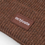 Actiivate - BROOKE Fold Beanie - Brown - Headz Up 