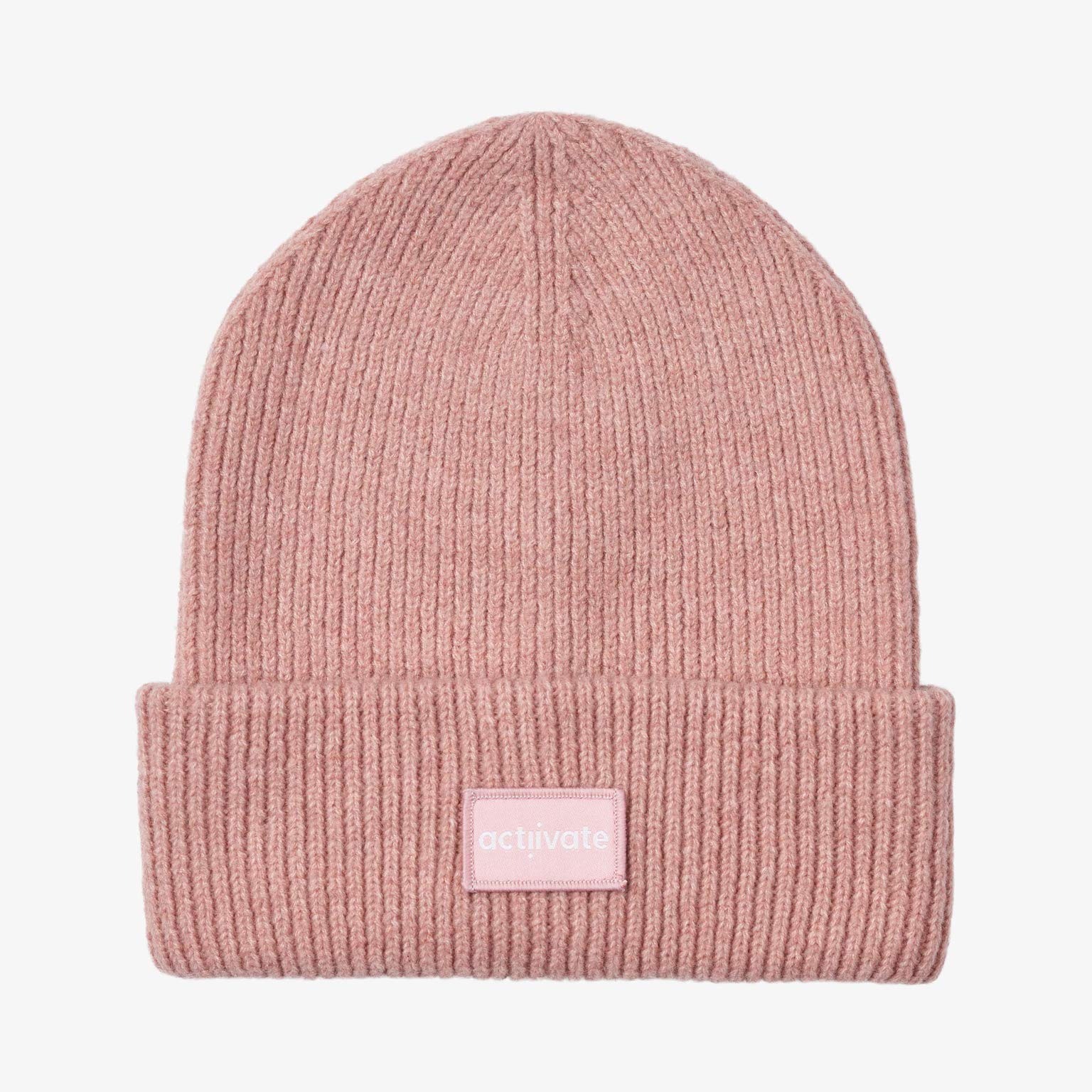 Actiivate - BROOKE Fold Beanie - Dusty Rose - Headz Up 