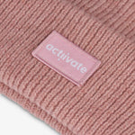 Actiivate - BROOKE Fold Beanie - Dusty Rose - Headz Up 