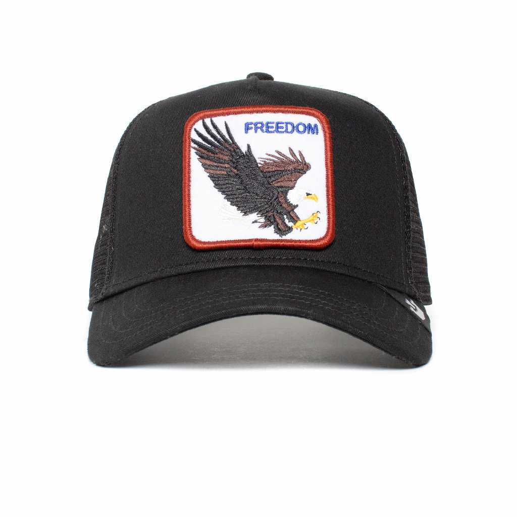 Goorin Bros - The Farm -  The Freedom Eagle-Core - Trucker Cap - Black - Headz Up 