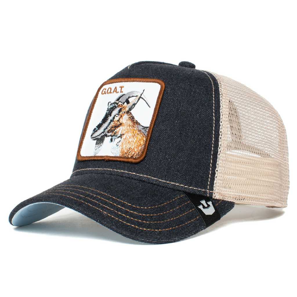 Goorin Bros - The Farm -  The GOAT-Core - Trucker Cap - Charcoal - Headz Up 
