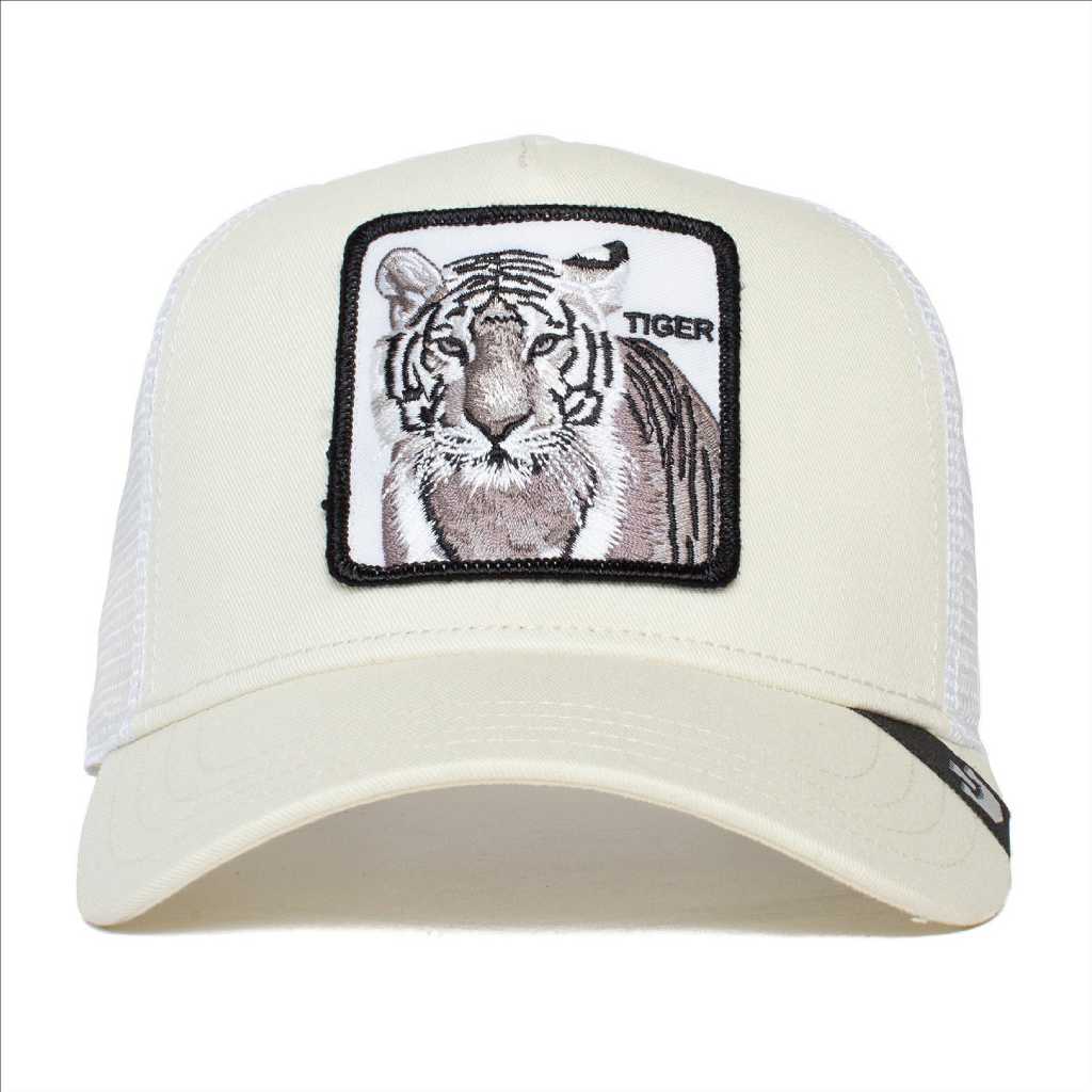 Goorin Bros - The Farm -  The White Tiger Core - Trucker Cap - White - Headz Up 
