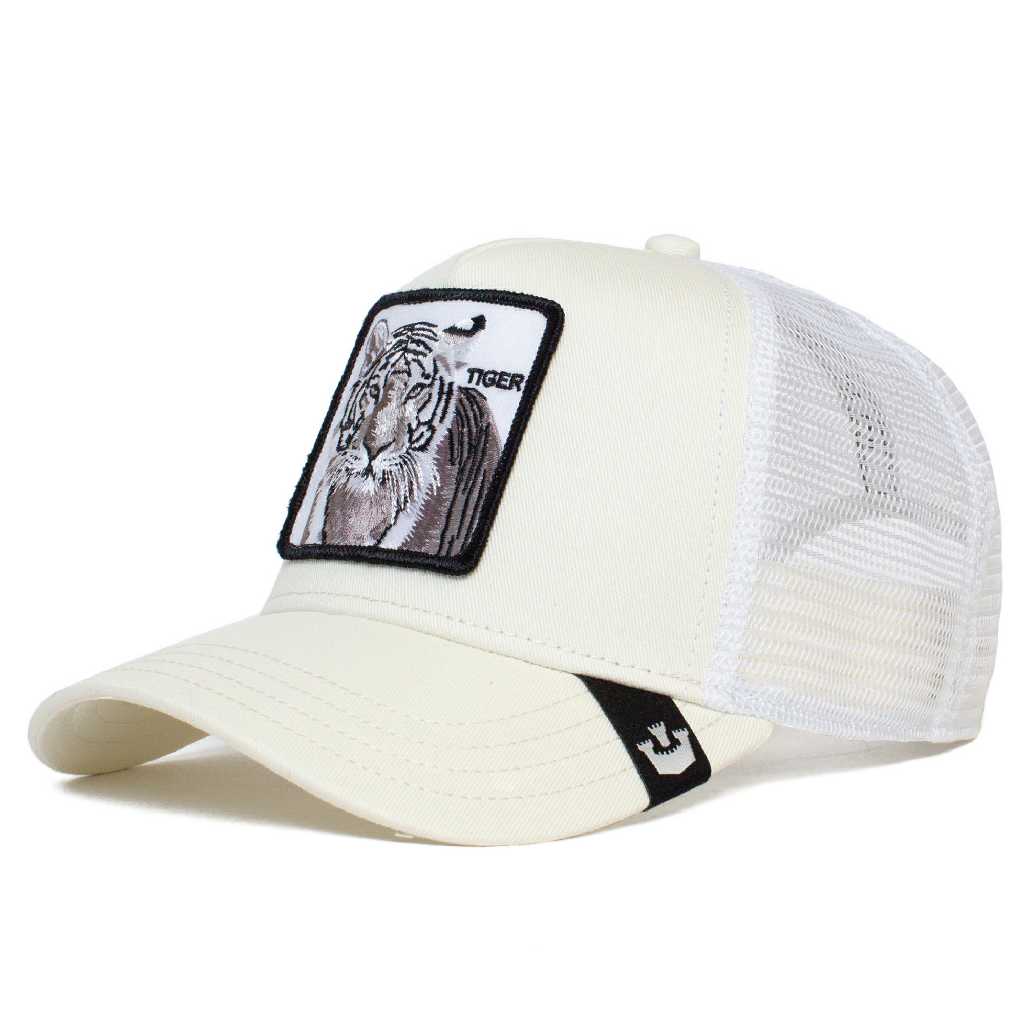 Goorin Bros - The Farm -  The White Tiger Core - Trucker Cap - White - Headz Up 