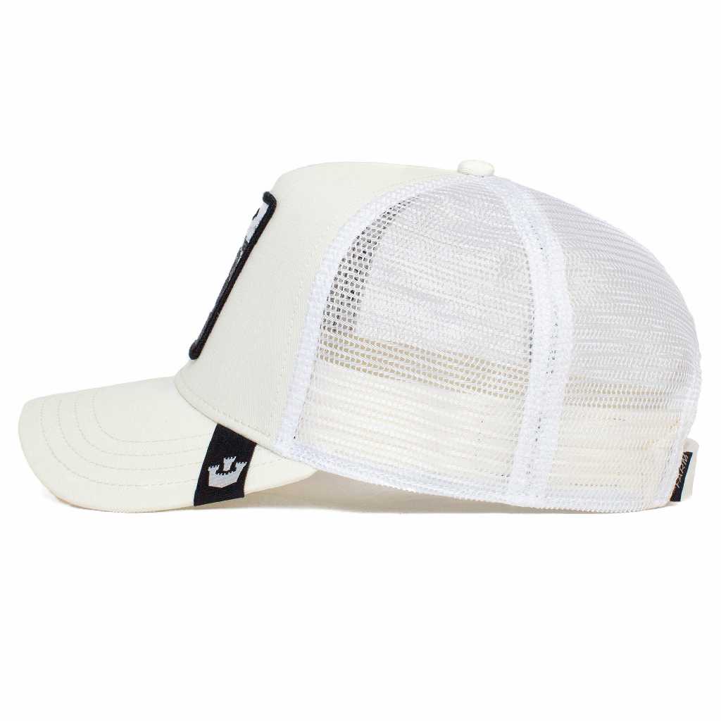 Goorin Bros - The Farm -  The White Tiger Core - Trucker Cap - White - Headz Up 