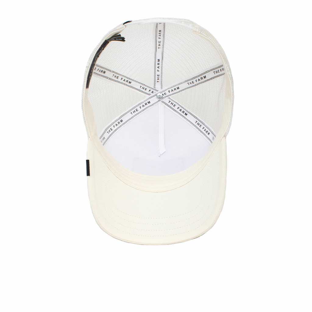 Goorin Bros - The Farm -  The White Tiger Core - Trucker Cap - White - Headz Up 