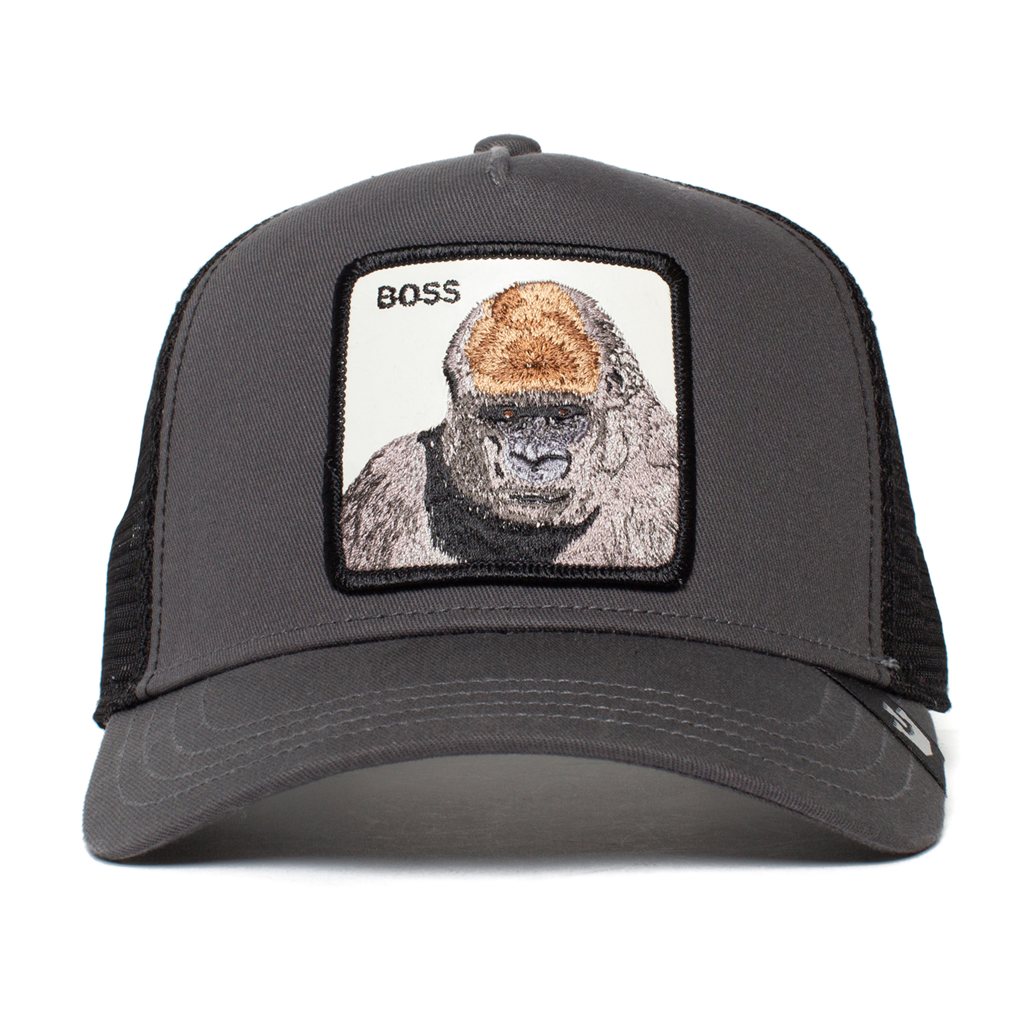 Goorin Bros - The Farm - The Boss-Core - Trucker Cap - Charcoal - Headz Up 