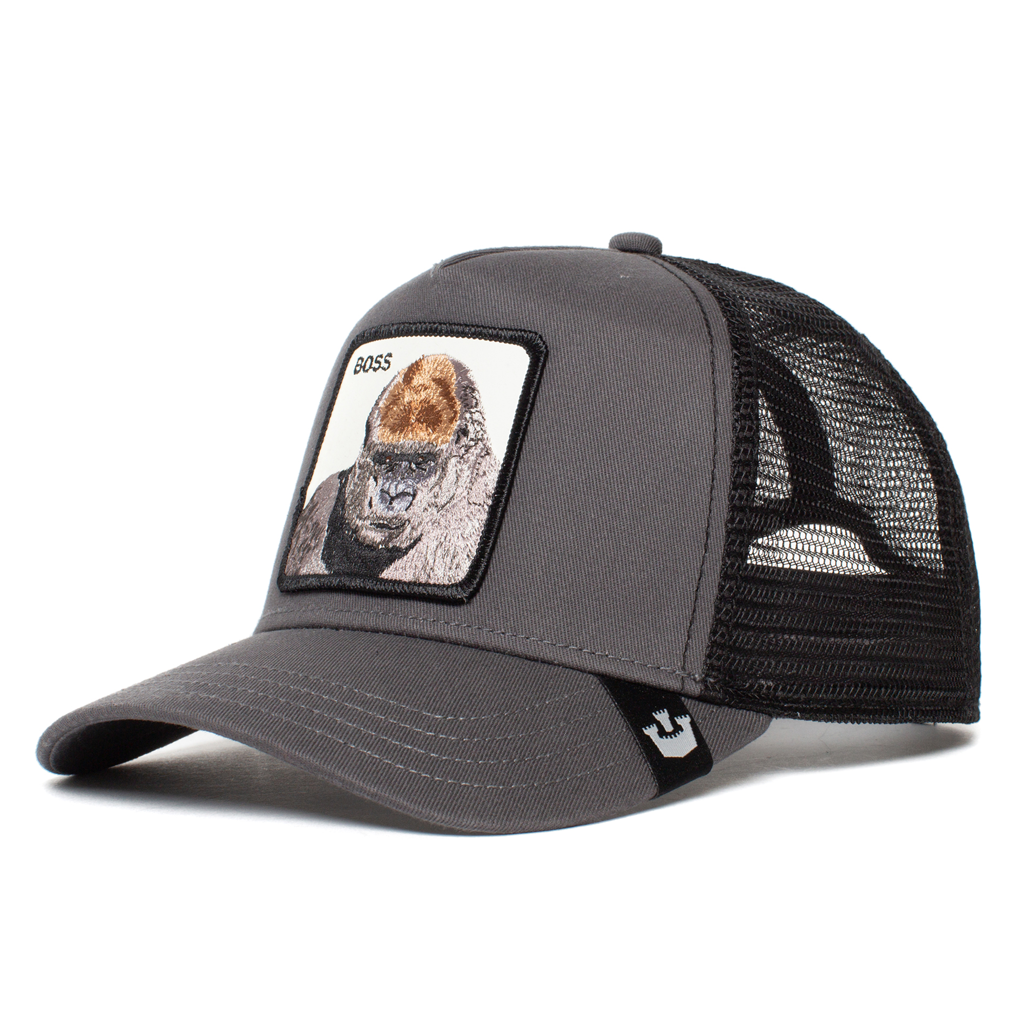 Goorin Bros - The Farm - The Boss-Core - Trucker Cap - Charcoal - Headz Up 