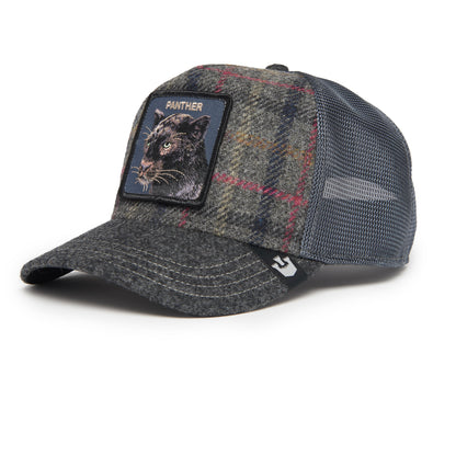 Goorin Bros - Moon Panther UK Plaid - A-Frame Trucker Cap - Charcoal