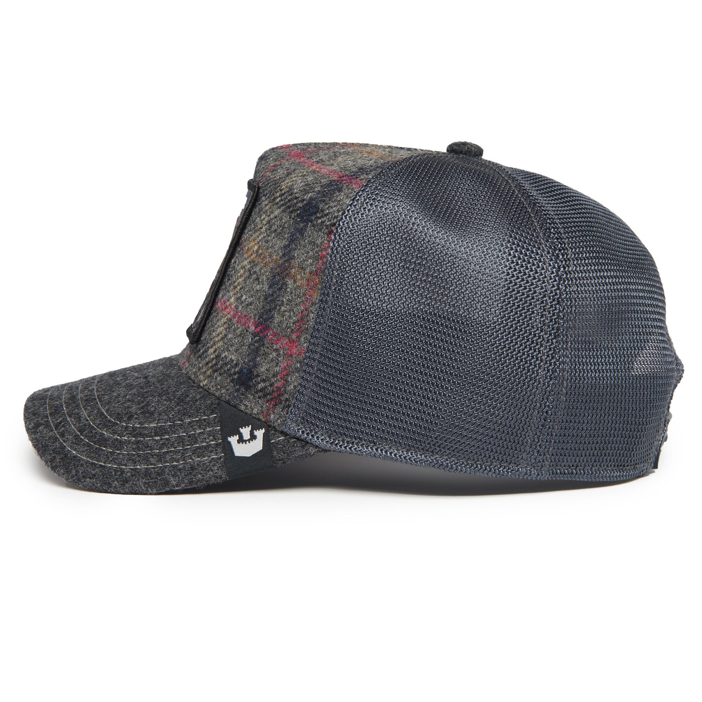 Goorin Bros - Moon Panther UK Plaid - A-Frame Trucker Cap - Charcoal