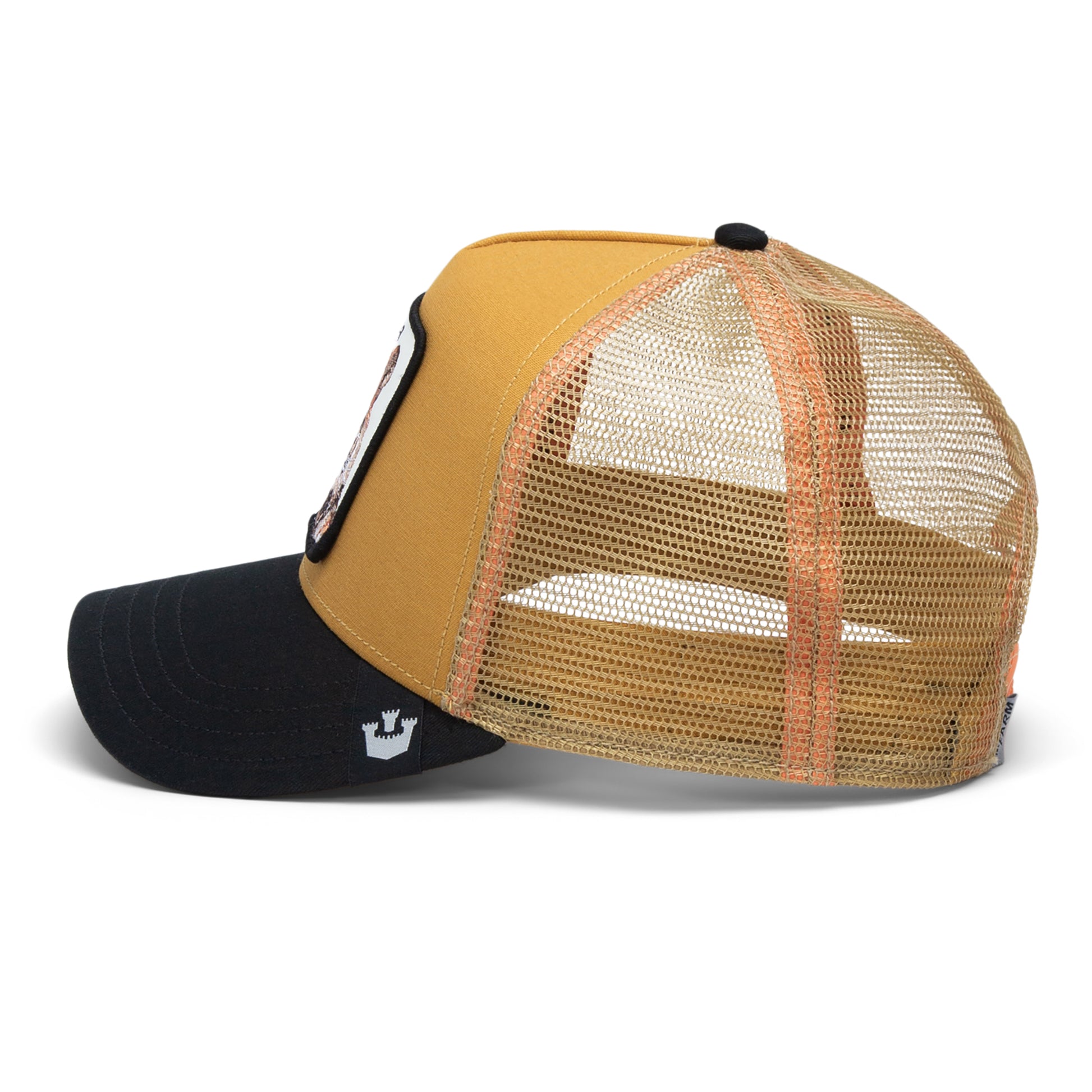 Goorin Bros The Wildcat Tiger Trucker Cap Mustard