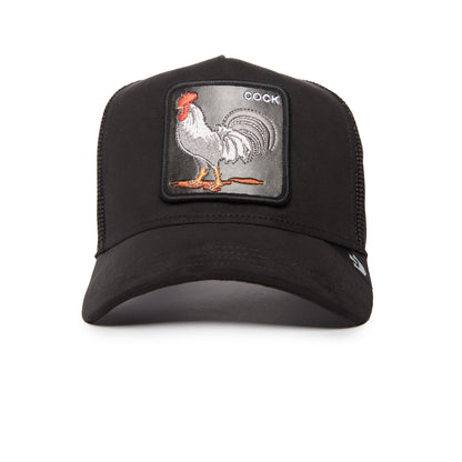 Goorin Bros - The Suede Rooster - A-Frame Trucker Cap - Black