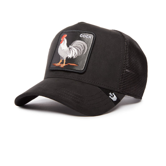 Goorin Bros - The Suede Rooster - A-Frame Trucker Cap - Black