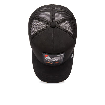 Goorin Bros - The Suede Rooster - A-Frame Trucker Cap - Black