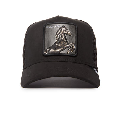 Goorin Bros - The Suede Stallion - A-Frame Trucker Cap - Black