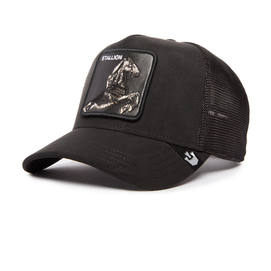 Goorin Bros - The Suede Stallion - A-Frame Trucker Cap - Black