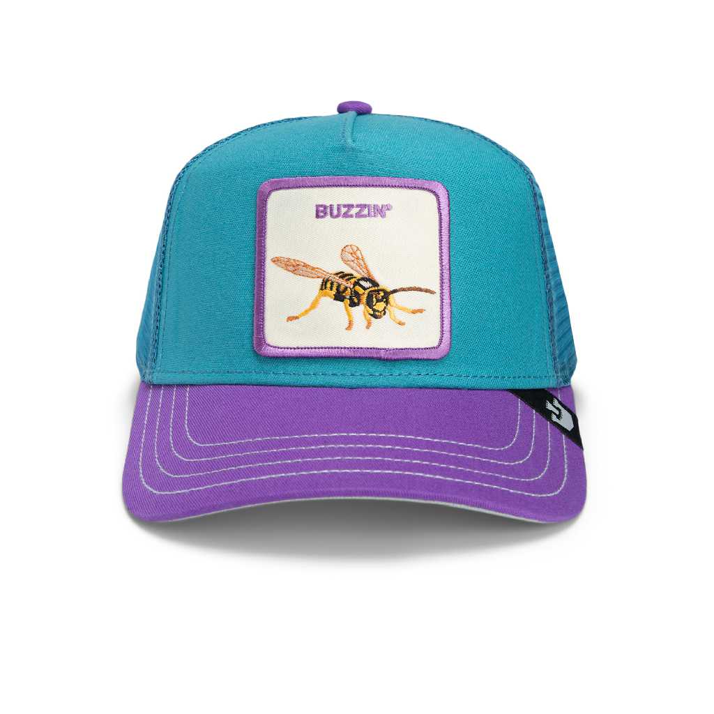 Goorin Bros - The Farm - The Buzzin Bug- Trucker Cap - Teal/Purple - Headz Up 