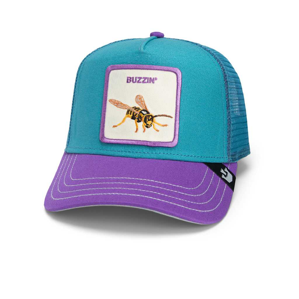 Goorin Bros - The Farm - The Buzzin Bug- Trucker Cap - Teal/Purple - Headz Up 