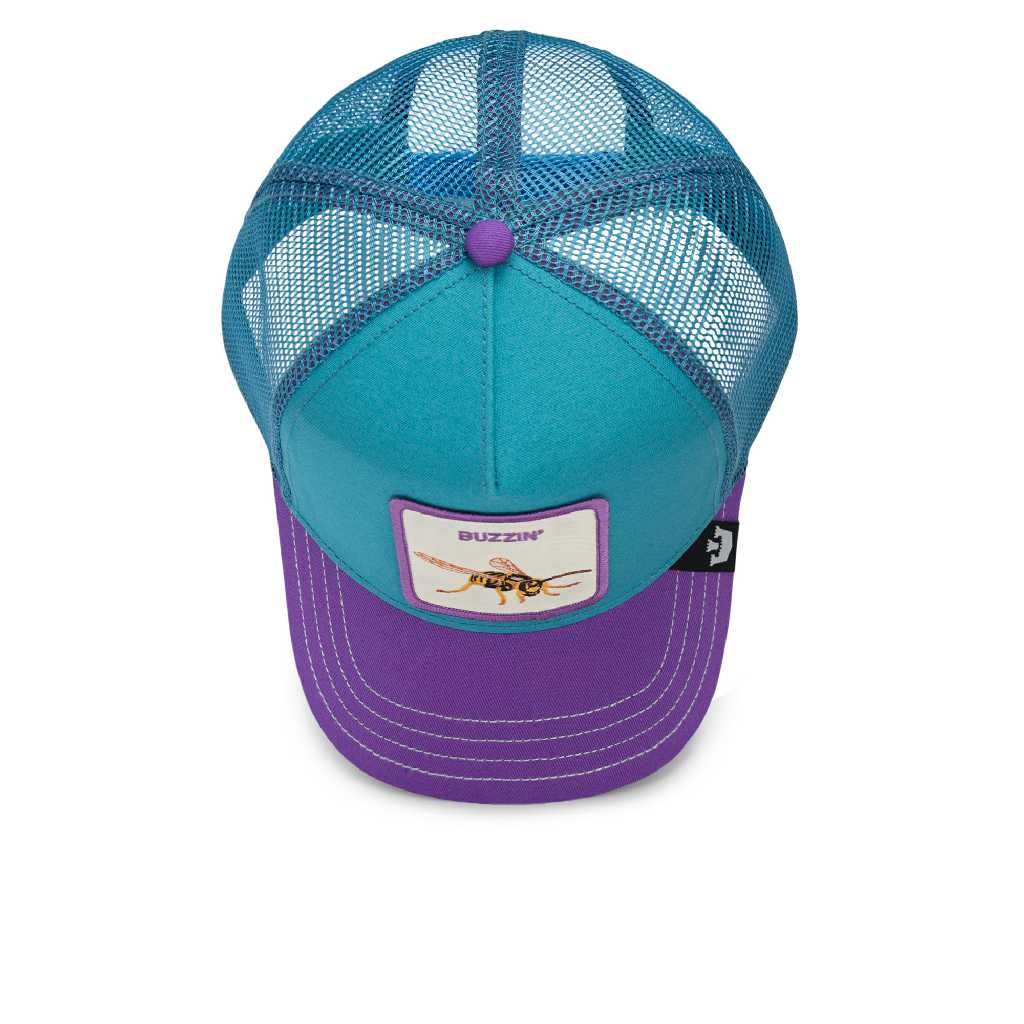 Goorin Bros - The Farm - The Buzzin Bug- Trucker Cap - Teal/Purple - Headz Up 