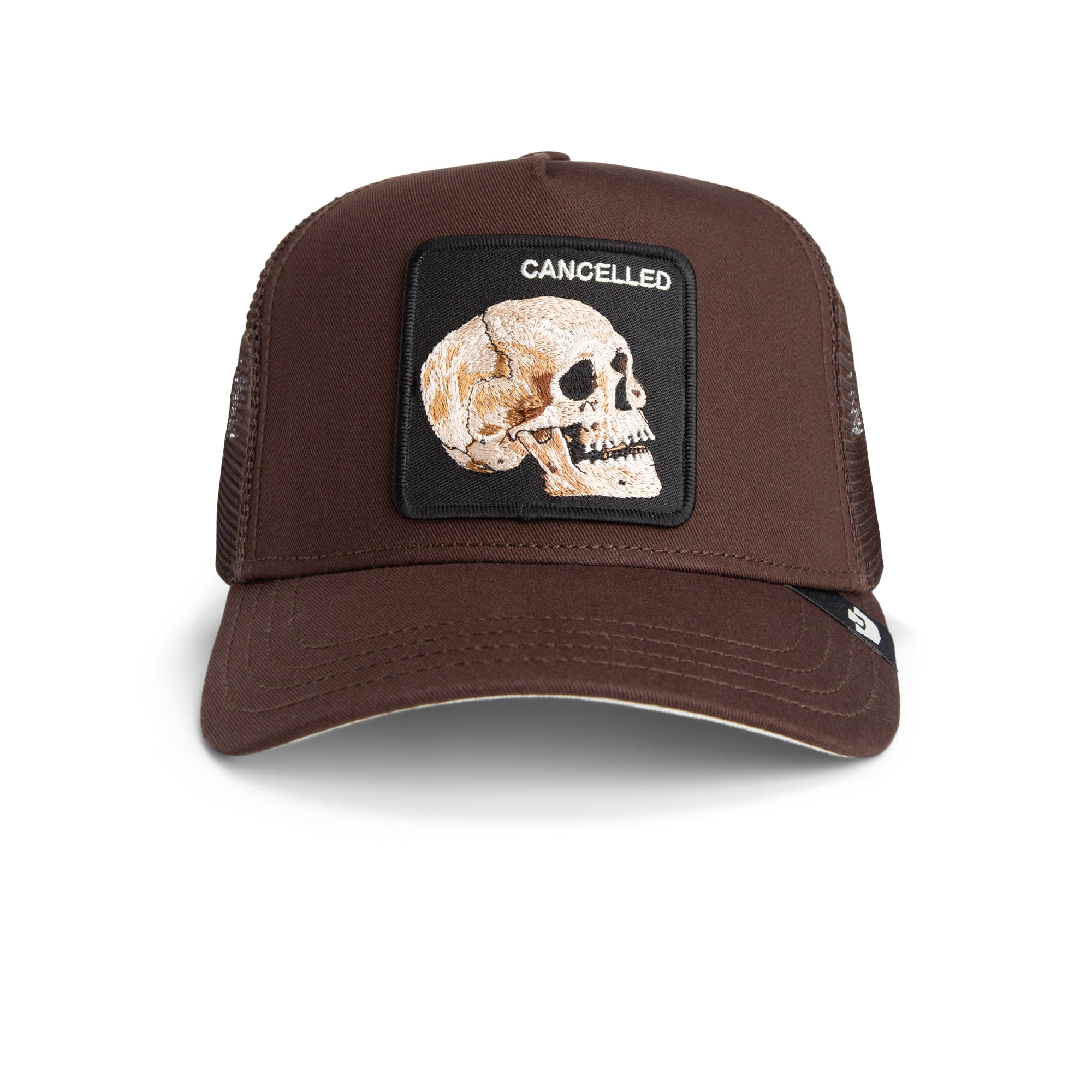 Goorin Bros - The Cancelled Skull - Trucker Cap - Brown - Headz Up 