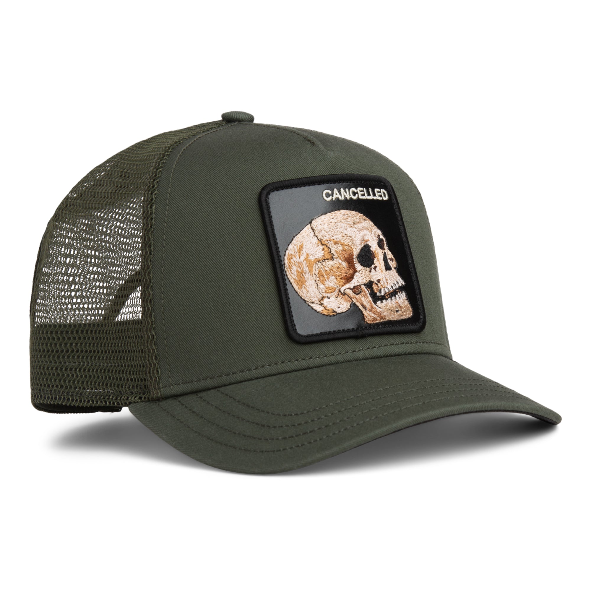 Goorin Bros - The Cancelled Skull - Trucker Cap - PALM - Headz Up 