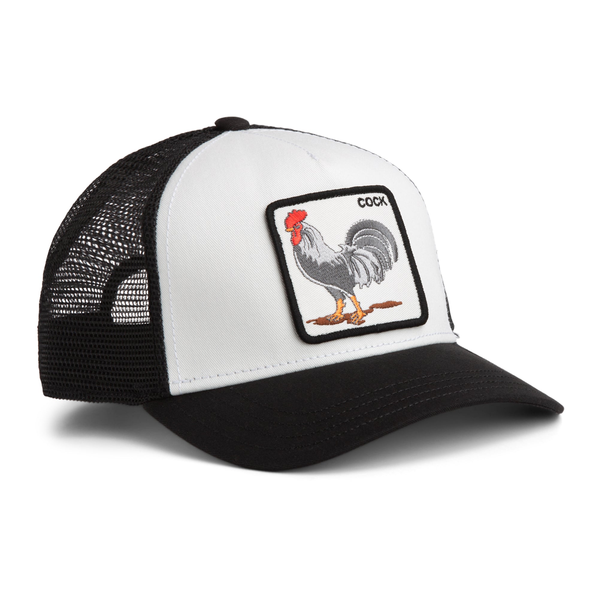 Goorin Bros - Rooster - Trucker Cap - Black/White - Headz Up 