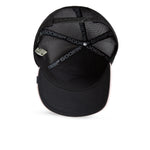 Goorin Bros tricolor Goat trucker cap i flere farver med netbaggrund og justerbar rem foran, afslappet og stilfuld hovedbeklædning