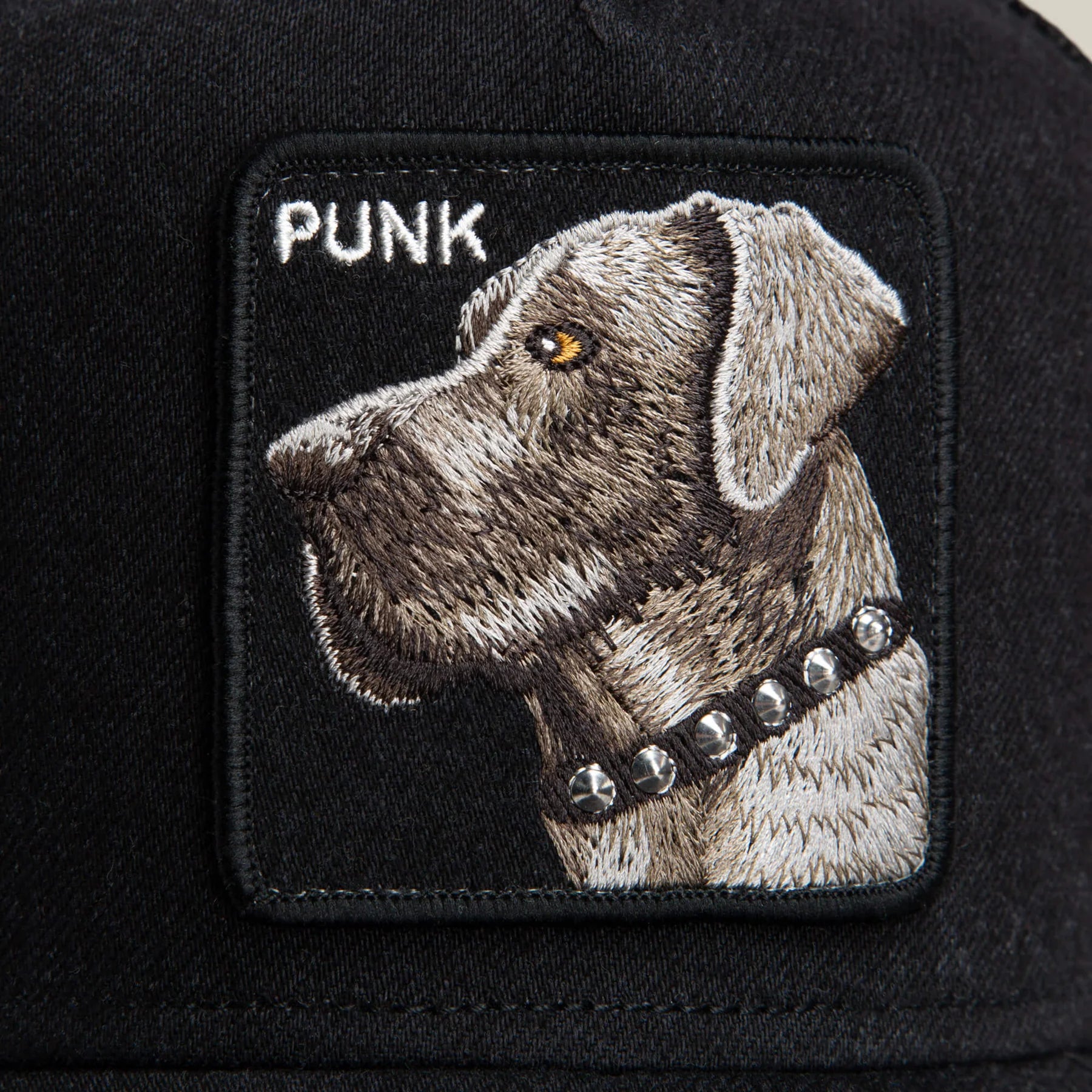 Goorin Bros - Punk Dog - Trucker Cap - Black Denim - Headz Up 